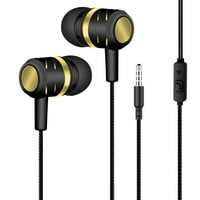 Slušalice sa mikrofonima u slušalicama u ušima sa mikrofonom ožičenim ušima za iOS i Android pametne