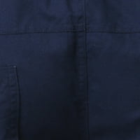 Muški kratke hlače Ležerne prilike pune boje džepa visoka struka Duljina koljena hlače sa više džepova