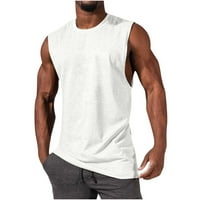 Muški vrhovi tenkovi za vježbanje majica bez rukava Crewneck majice Casual Fitness teretana Sportska