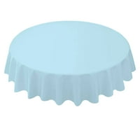 Wirlsweal okrugli stolnjak Jednostavan jednokratni PE vodootporni deblji stol tkanina za kuću