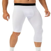 Groanlook muškarci joga kratke hlače visoke struk dno Butt Bort Boot sport sportske hlače Muške vještačke