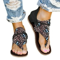 Ljetna moda ženske casual cipele ravni flip flop slobodno vrijeme rimske sandale Ženske sandale veličine