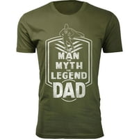 Muški najbolji majica oca ikad - muškarac mit mit legende tata značka