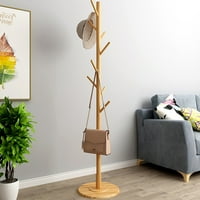 Stalni nosač, vintage Drvo dizajn izdržljiv u upotrebi jednostavan za zgodan i praktičan podni stalak