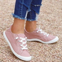 Ženske cipele Canvas Casual Slatke tenisice niske rezne čipke UP modne ugodne za hodanje