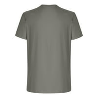 Caveitl T majice za muškarce, muškarci casual okrugli vrat 3D digitalni ispis Pulover fitness sportske