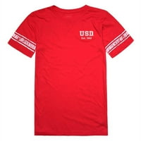 Republika 534-148-Crveno- University of Južna Dakota praksa majica za žene, Crveno - ekstra veliko