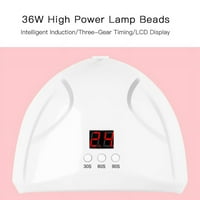 BCloud 36W Smart LED UV lampica za nokte Brzo suhe manikir Poljska mašina za fototerapiju