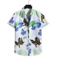 Muškarci Havaji za štampanje Košulja Muškarci Muške kratke rukave Majice Majica Plaža Dnevno odjel Radovi