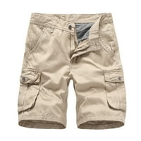 Teretne pantalone za muškarce muške casual čiste boje na otvorenom Pocket plaža Radna pantalona za teretna