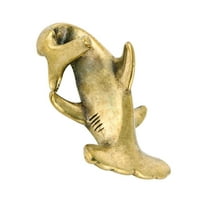 Retro mesingana morska figurica antikne statua statua desktop mesinganski morski ukrasi