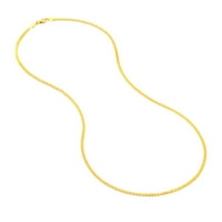 14k žuto zlato serpentinski lanac ogrlica za zaključavanje nakita za zaključavanje nakita za žene