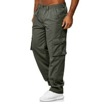 Koaiezne radne pantalone za muškarce Muškarci All sezona FIT PANT Ležerne prilike Sve čvrste džepove