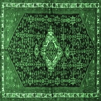 Ahgly Company Zatvoreni pravokutnik Perzijski Emerald Green Tradicionalni prostirci, 4 '6 '