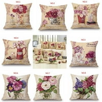 Leke Nordic Cvijeće Pamučna posteljina jastučna futrola Bohemia Sofa jastuka Cover Home Dekoru
