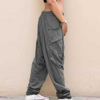 Sayhi Print Širok veličine Elastični muškarci Struk hlače Džepovi casual plus noge modne muške hlače