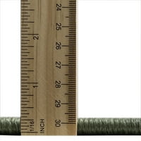 Ahgly Company Indoreni pravokutnik patchwork smaragdno zeleni prijelazni prostirke, 3 '5'
