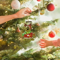 PianPianzi ukras viseći gudački hvatač za božićne ukrase za ukrase božićnog drveća Viseće čari Božićno