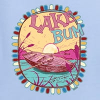 Divlji Bobby Lake Bum izlazak sunca za odmor Pink i Blue Humor muškarci, svijetlo plava, 3x-velika