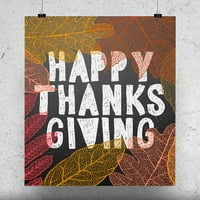 Sretan dan zahvalnosti. Poster -image by shutterstock