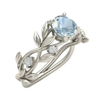 Biplut ženske prstene cvijeće Dizajn svih dodataka za utakmicu Fashion Sweethinestone Vjenčani prsten za zabavu