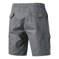 Kratke hlače za turilly Plus za muškarce Hlače za radne odjeće Slim Fit Pocket patent zatvarača Prave