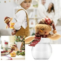 Božićni bombon Dječji poklon Santa Snowman Ornament Skladištenje Bo bistro novitet kolačić JARS plišana