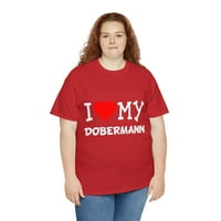 Love Moj Dobermann pas pasmina unise Grafička majica