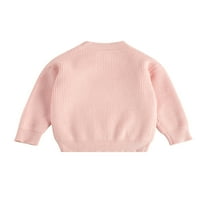 Hirigin Dječji džemper + novorođenčad čvrsti pulover prugasti jama dugih rukava