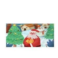 Koaiezne božićne vanjske garažne vrata Tapiserija za tapiserija za odmor za odmor za zabavu Pozadinska