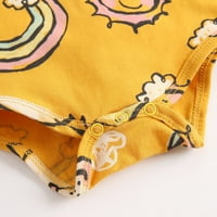 Brzo sušenje udobnosti dječaka za bebe Romper Slatka tiskanja modne djevojke pantalone žuto