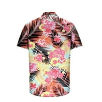 Ljetni vrhovi, čišćenje muške košulje 3d tiskana havajska majica havajska modna casual na plaži
