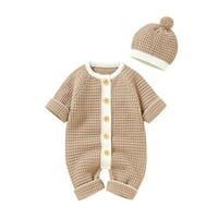 Kombinezon za babys odjeću modni dječaci Djevojke Toddler Roman Khaki 86