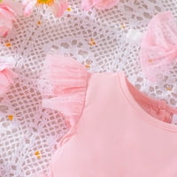 TODDLER Baby Boys Girls Topsuits Flyne haljine za rušenje Dot tiskane Tulle Princess Haljine Podesite