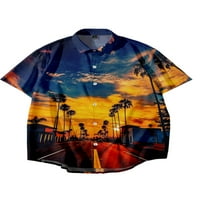 Ljetna havajska majica na plaži - Havajske košulje za muškarce dječake