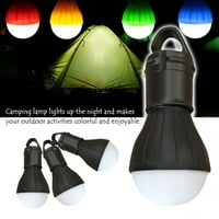 Clear Yohome Vanjska hitna lampica LED kampiranje Hik šator Ribolov viseći svijetli crna crna