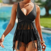 B91XZ kupaći odijela za žene Ženska moda Split High Sheist Hollow Čipka Bikini kupaći kostim dvije odjeće