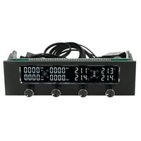 TEBRU FAN kontroler Podesivi brzina LCD ekran Regulator temperature sa vijcima naljepnica za grafiku