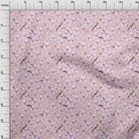 Onuone pamučne kambrike ružičaste ružičaste tkanine akvarel cvjetni diy odjeću prekriva tkanina za ispis