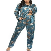 Nizieer za žene casual elastični struk pidžame setovi dame dame baggy lounge set i hlače za spavanje