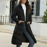 Tkinga moda ženska jakna pamučna jakna, srednja dužina, mršavi topli pamučni kapt prekogranični zimski