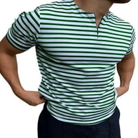 Sexy Dance Muška bluza Kratki rukav T majice V izrez Modna majica Dailywer polo majica DT03- 4XL