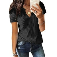 Ženska bluza majica kratki rukav ležerne prilike na vrhu majice Jednostavno elegantno djelo Svakodnevna