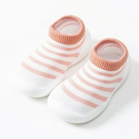 Cipele za djecu Toddler Baby Boys Girls Cipele Prvi šetači prugaste plaćene antislip čarape cipele predrašuju
