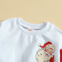 Toddler Boy odjeća Toddler Kids Baby Boy gird božićni sport casual crewneck dukserica Pulover majica