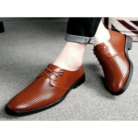 Daeful Muškarci Formalne obuke za obuću cipele Ležerne prilike Oxfords Muški okrugli nožni lagani čipka