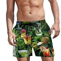 Muška ploča kratke hlače Ljetni morsko obale za odmor Modne trendi tiskane plažne hlače na plaži kratke