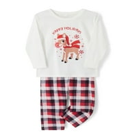 Gwiyeopda Family Božićni pidžami Podudarni set Xmas Slako odjeća zaglavlje za spavanje za odrasle dijete