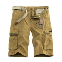 Veliki muški kratke hlače Plus veličine Muški teretni kratke hlače Multi-džepovi opuštene ljetne hlače