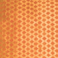 Ahgly Company u zatvorenom pravokutniku Sažetak narančaste suvremene prostirke, 2 '5'
